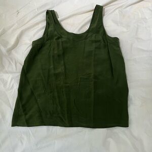 Elegant Forest Green Tank Top
